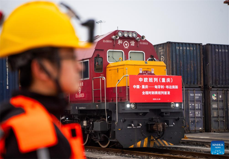 Chongqing startet Güterzugdienst nach Budapest