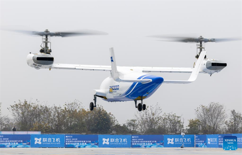 Lanying R6000 Kipprotoren-UAV absolviert Jungfernflug