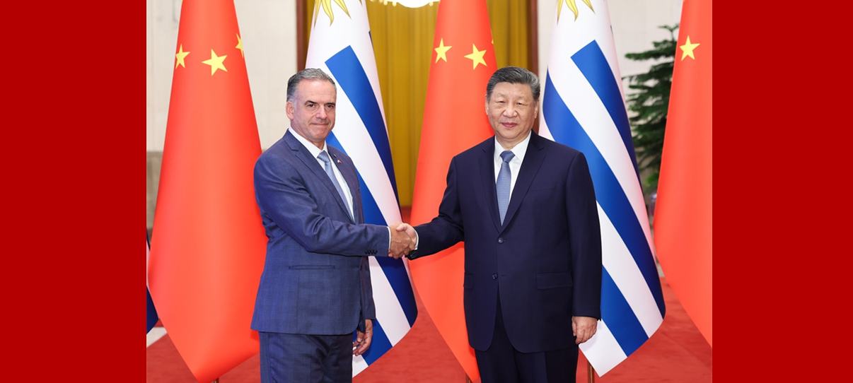 China und Uruguay bekräftigen gegenseitige Unterstützung in Kerninteressen und zentralen Anliegen