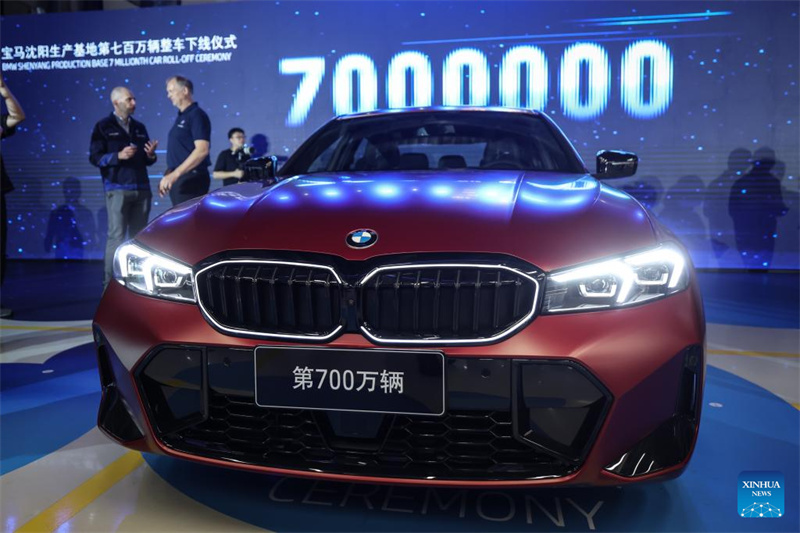 Bei BMW Brilliance in Shenyang rollt das siebenmillionste Fahrzeug vom Band
