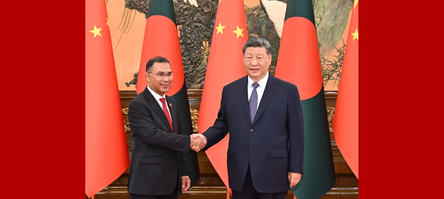 Xi Jinping: China bekräftigt Partnerschaft mit Bangladesch im Rahmen der Seidenstraßen-Initiative