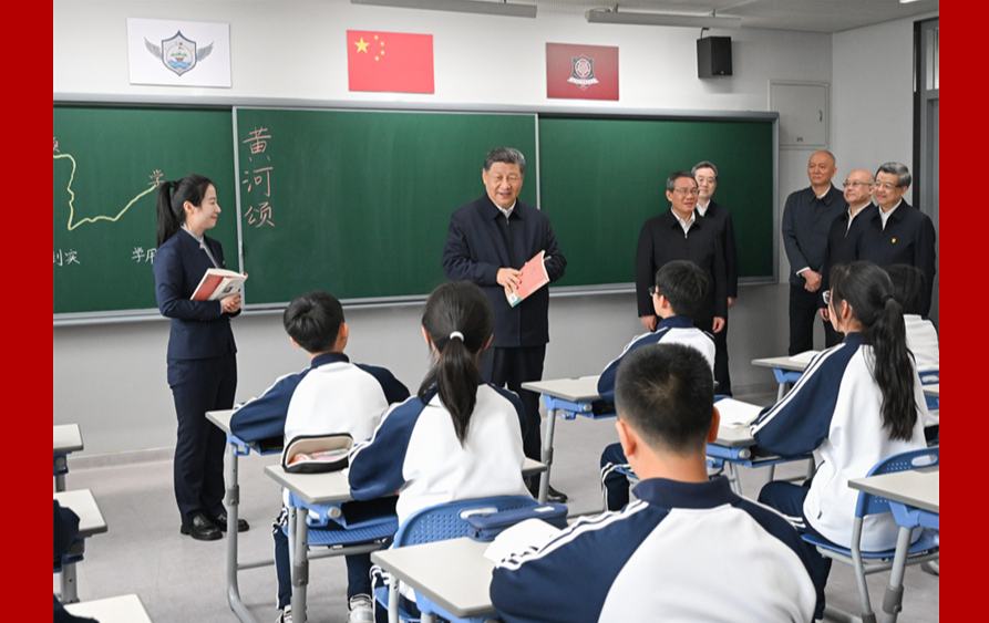 Xi Jinping inspiziert Xiong‘an