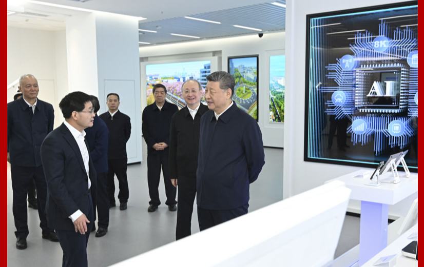 Xi Jinping besucht IT-Innovationspark in Beijing