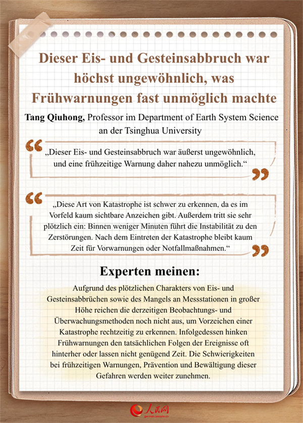 Extrem und höchst ungewöhnlich! Warum halten Experten eine Frühwarnung vor dem Eis- und Gesteinsabbruch für nahezu unmöglich?