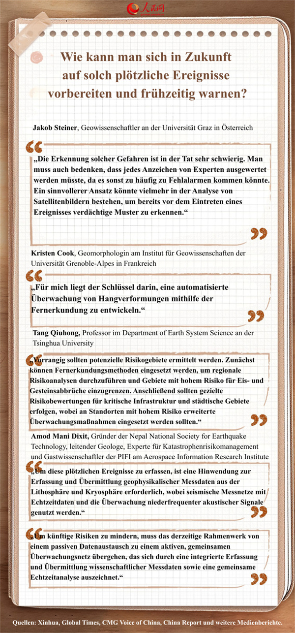Extrem und höchst ungewöhnlich! Warum halten Experten eine Frühwarnung vor dem Eis- und Gesteinsabbruch für nahezu unmöglich?