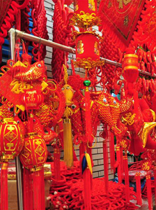 Feierliche Atmosphäre zum Frühlingsfest 2014 in China