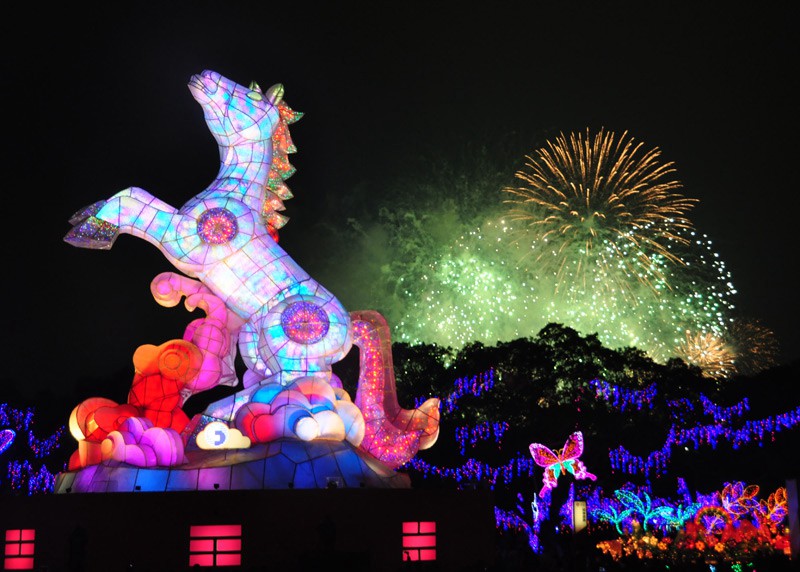 Laternen-Spektakel auf Taiwan