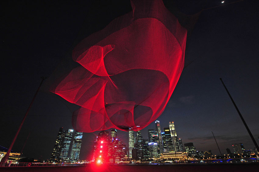 Magische Lichter in Singapur