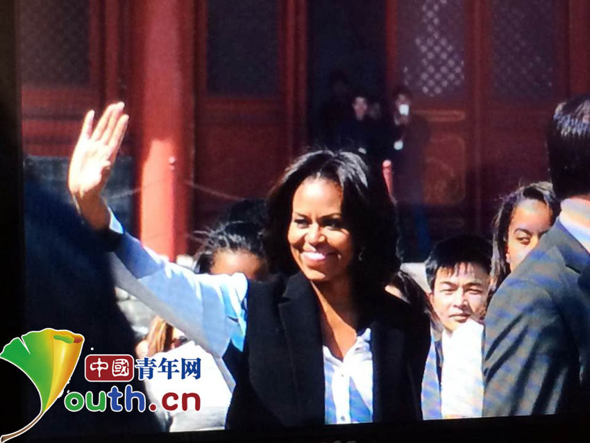 Erster Tag von Michelle in Beijing