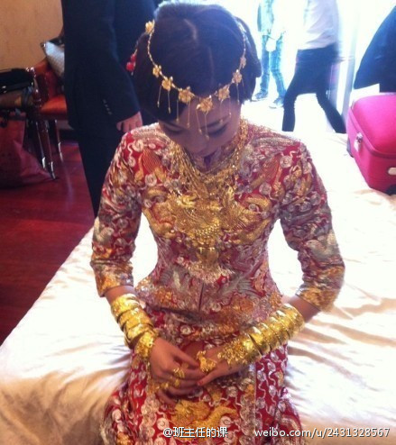 Die „goldene“ Braut von Fujian