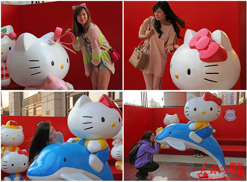 Hello Kitty feiert ihren 40. Geburtstag in Shanghai